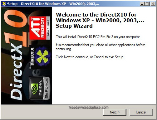 Directx 10 Xp Microsoft Download Windows 7 32 Bit